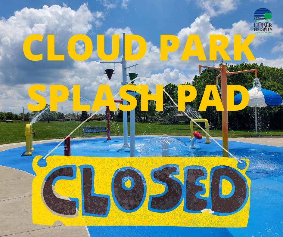 CLOSED NOTICE Splash Pad