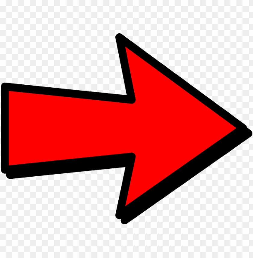 right point red arrow